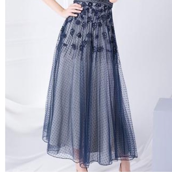 Vicky and Lucas Embroidered A-line lace Dress - Picture 3 of 3